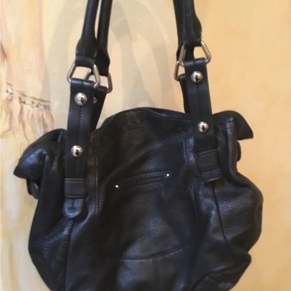 Makowsky Black Leather Bag - Picture 4 of 7